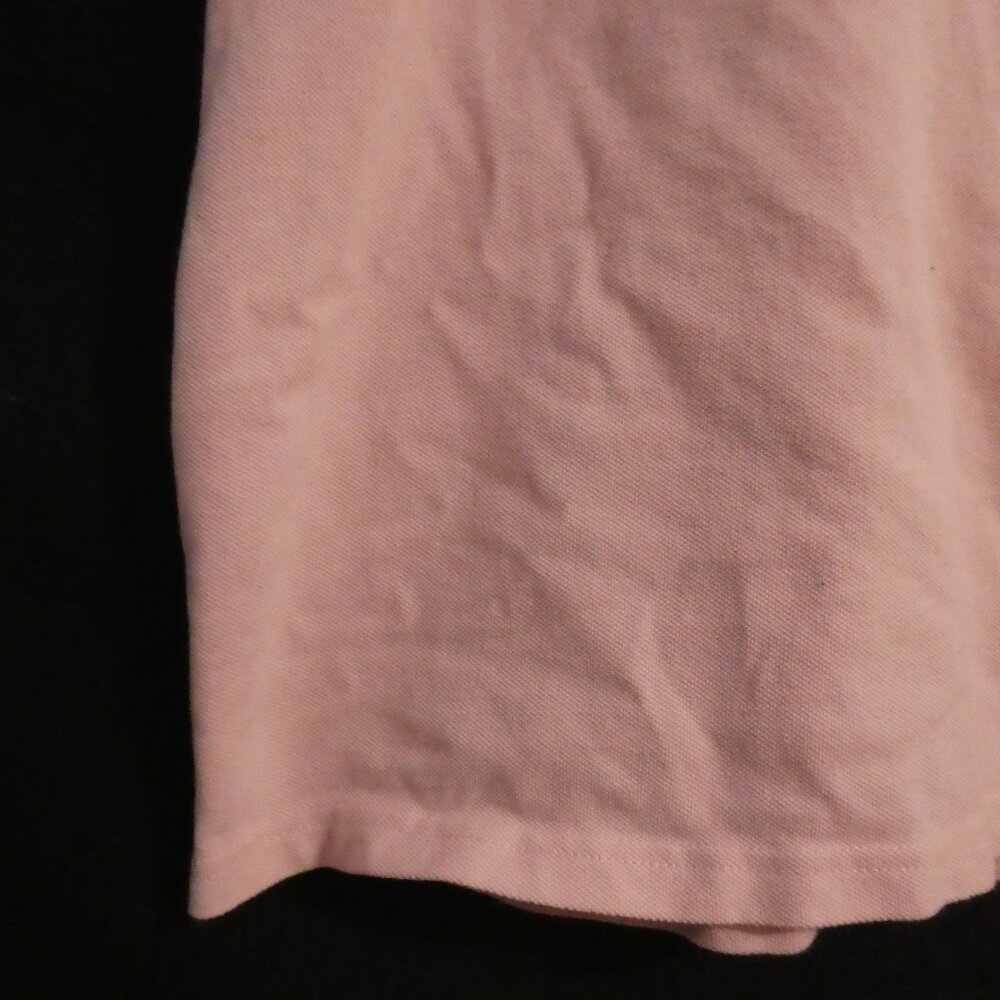 Lacoste Light Pink Polo Shirt with Green Croc Logo - Picture 7 of 13